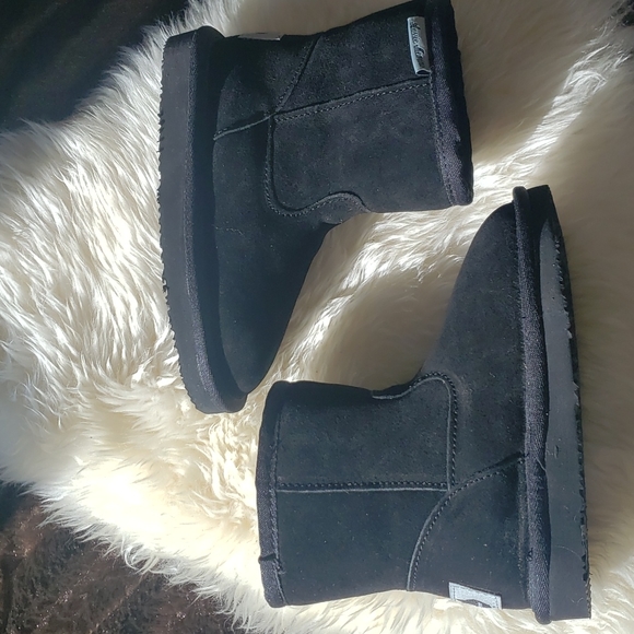 Aussie Merino Black Suede Boot 11Y NWT - Picture 7 of 9